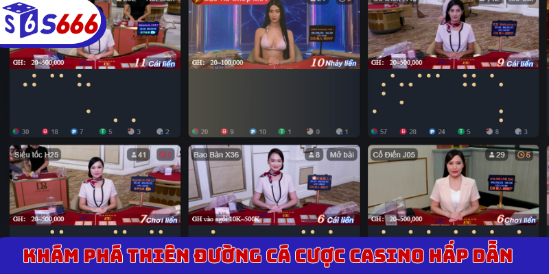 Khám phá thiên đường cá cược casino hấp dẫn